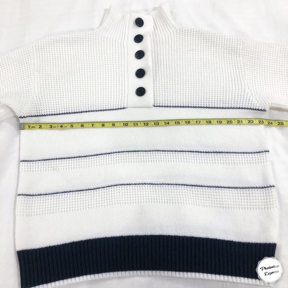 Commense Open Collar Button Up Sweater - Picture 7 of 9